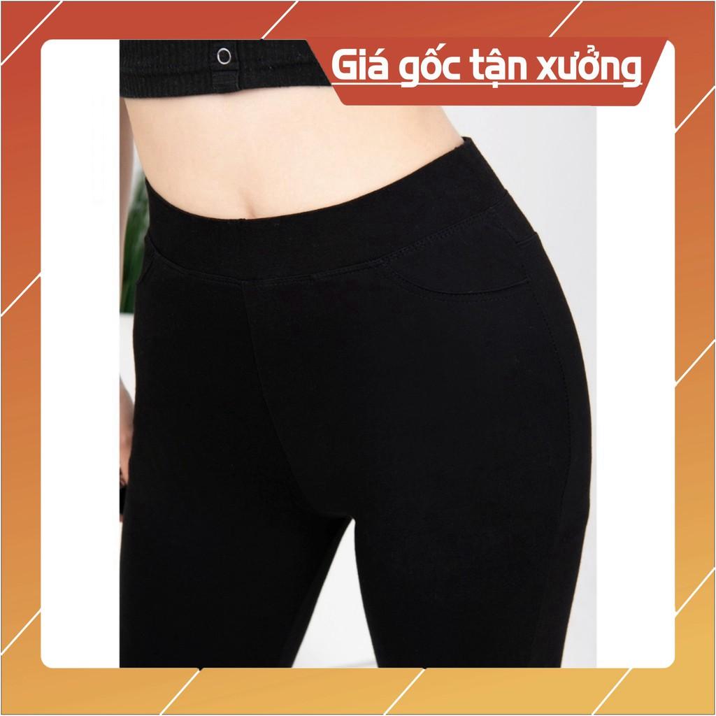 Quần Legging Ngố Lửng Qua Gối Cạp Cao Nữ BigSize 40kg - 80kg