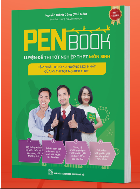 Sách - PENBOOK – Luyện đề thi tốt nghiệp THPT môn Sinh học (HM)