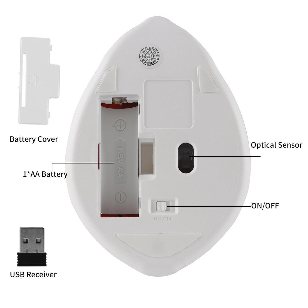 Chuột không dây 1200DPI USB 2.4G Hình Chuột Hamster Dễ Thương