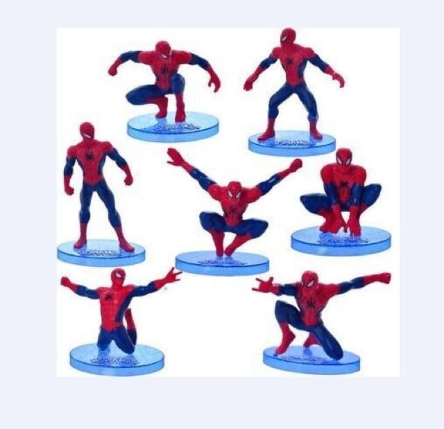 Mô hình siêu nhân nhện - bộ 7 con