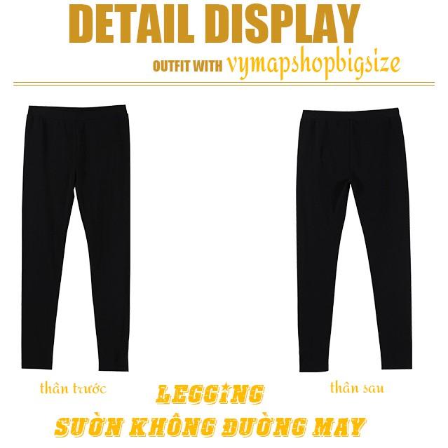 quần legging UNISEX nam nữ size lớn (đủ size 65-110kg thoải mái