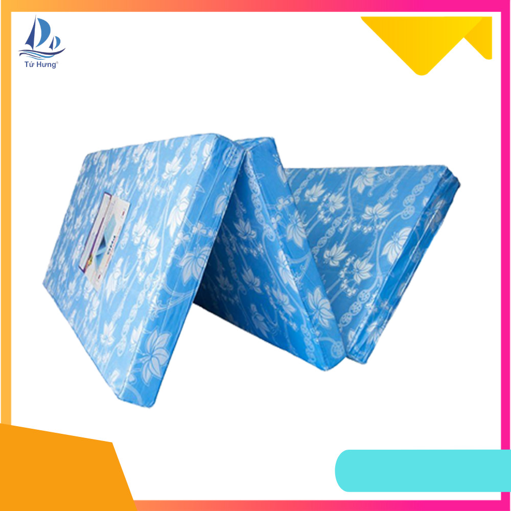 Nệm Gập 3 Dày 5cm (Màu Ngẫu Nhiên) - Tặng Drap Nệm - Chính Hãng Nội Thất Tứ Hưng