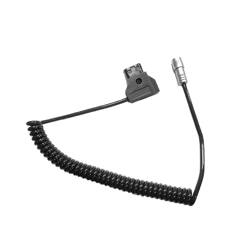 D-Tap Male to Female 4-Pin Aviation Spring Cable for Power Supply Battery