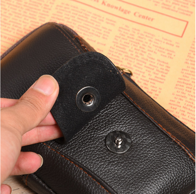 Bao da đeo lưng samsung galaxy note 9 vintage dáng đứng da bò màu nâu đất