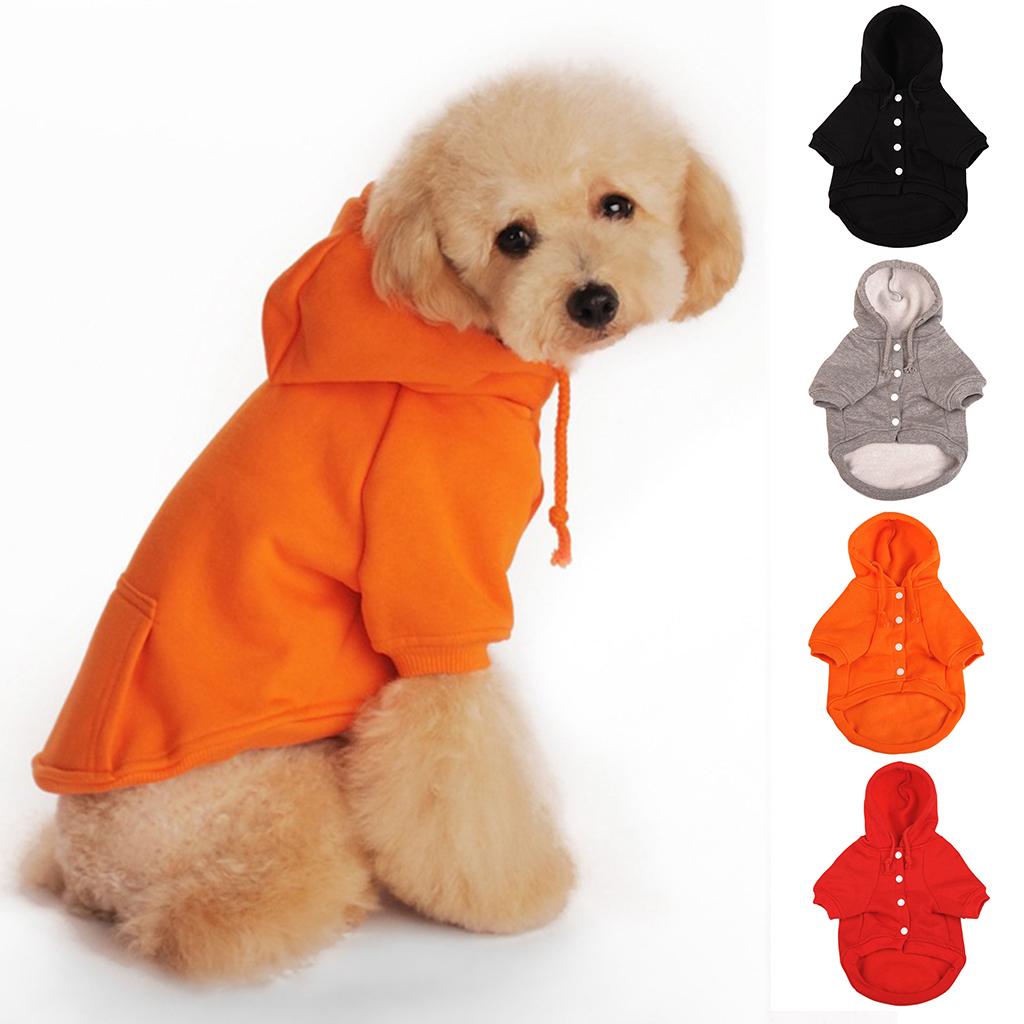 Soft Warm Pet Winter Clothing Dogs Cats Puppies Sports and Leisure Sweater Hoodie Pullover Pet Clothes