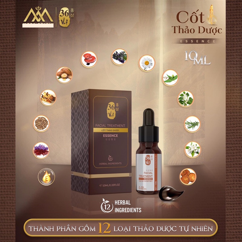 Tinh chất cốt thảo dược 36 Vị full 10ml MeeA Origin