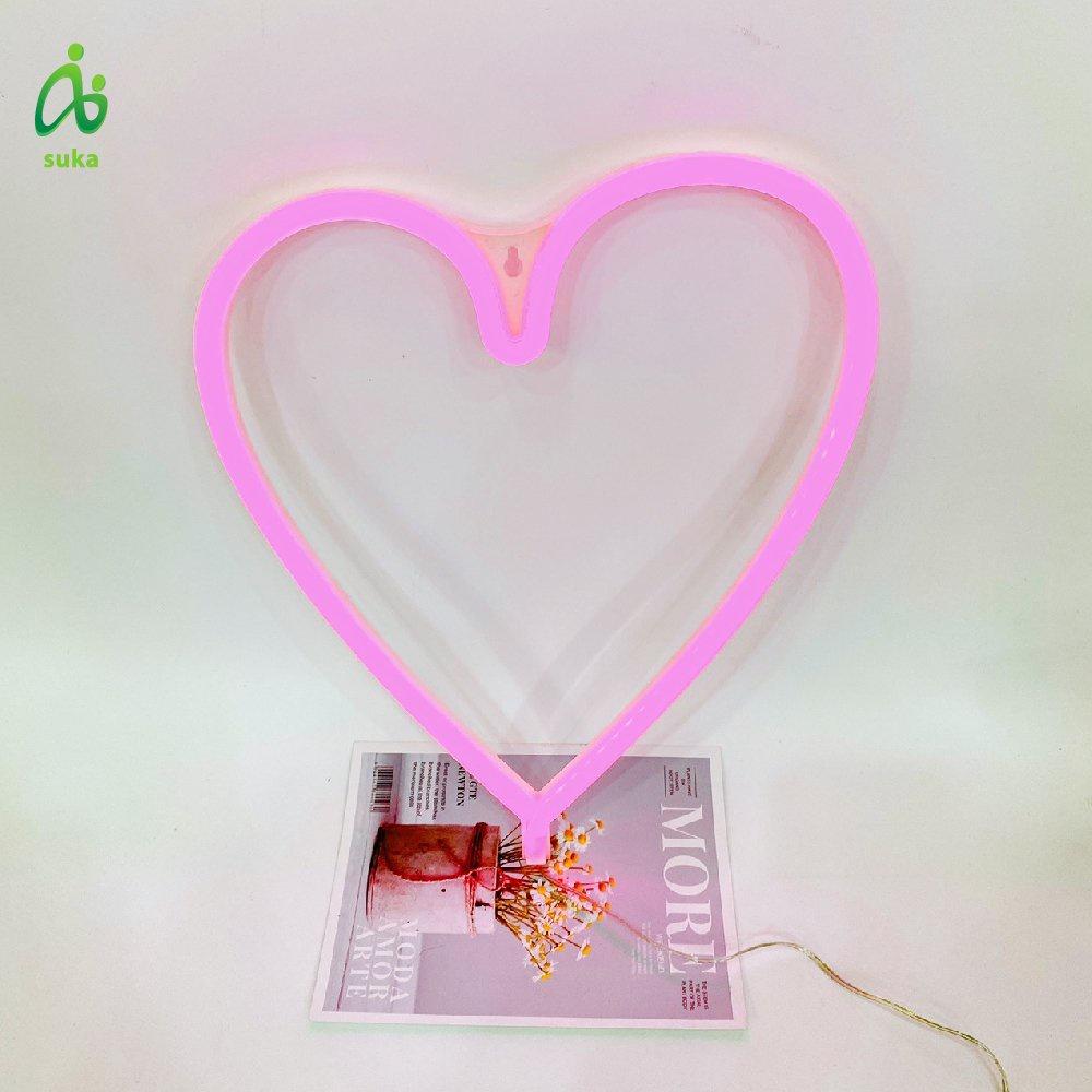 Đèn led Trái tim Neon light, trang trí, sự kiện,dercor ,làm đẹp không gian phòng SK