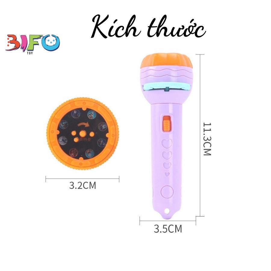 Đèn pin chiếu hình 24 hình động vật, đồ chơi cho bé nhận biết thế giới xung quanh