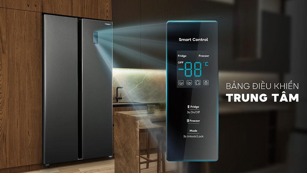 Tủ lạnh Casper Inverter 458 lít RS-460PG - Hàng chính hãng
