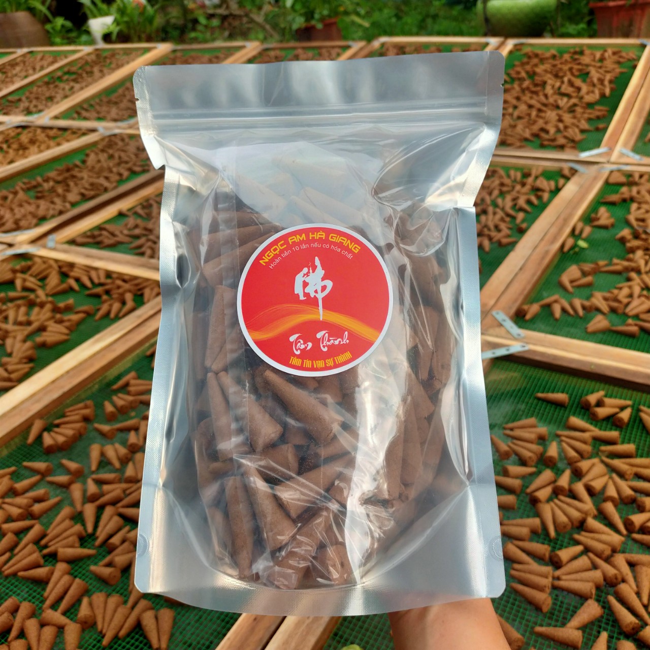 Nụ Hương Bách_Xanh_Nụ Ngọc_Am_Đậm Tinh Dầu_Cực Thơm, Khói Ngược_Cam Kết 100% Không Hóa Chất_Nụ Gỗ Bách_Xanh