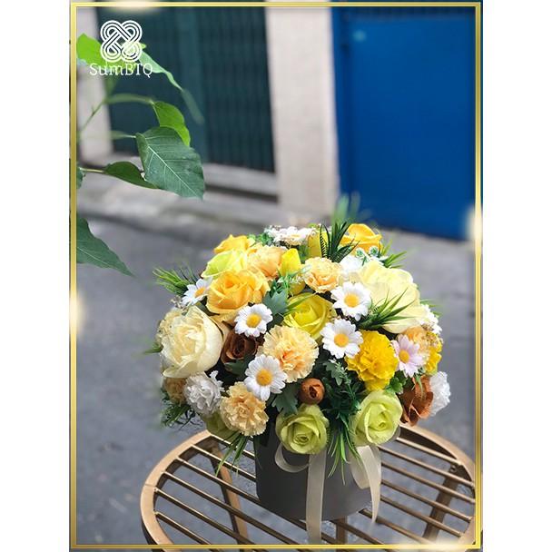 Hoa Giấy Mix Đủ Sắc Cấm Hộp