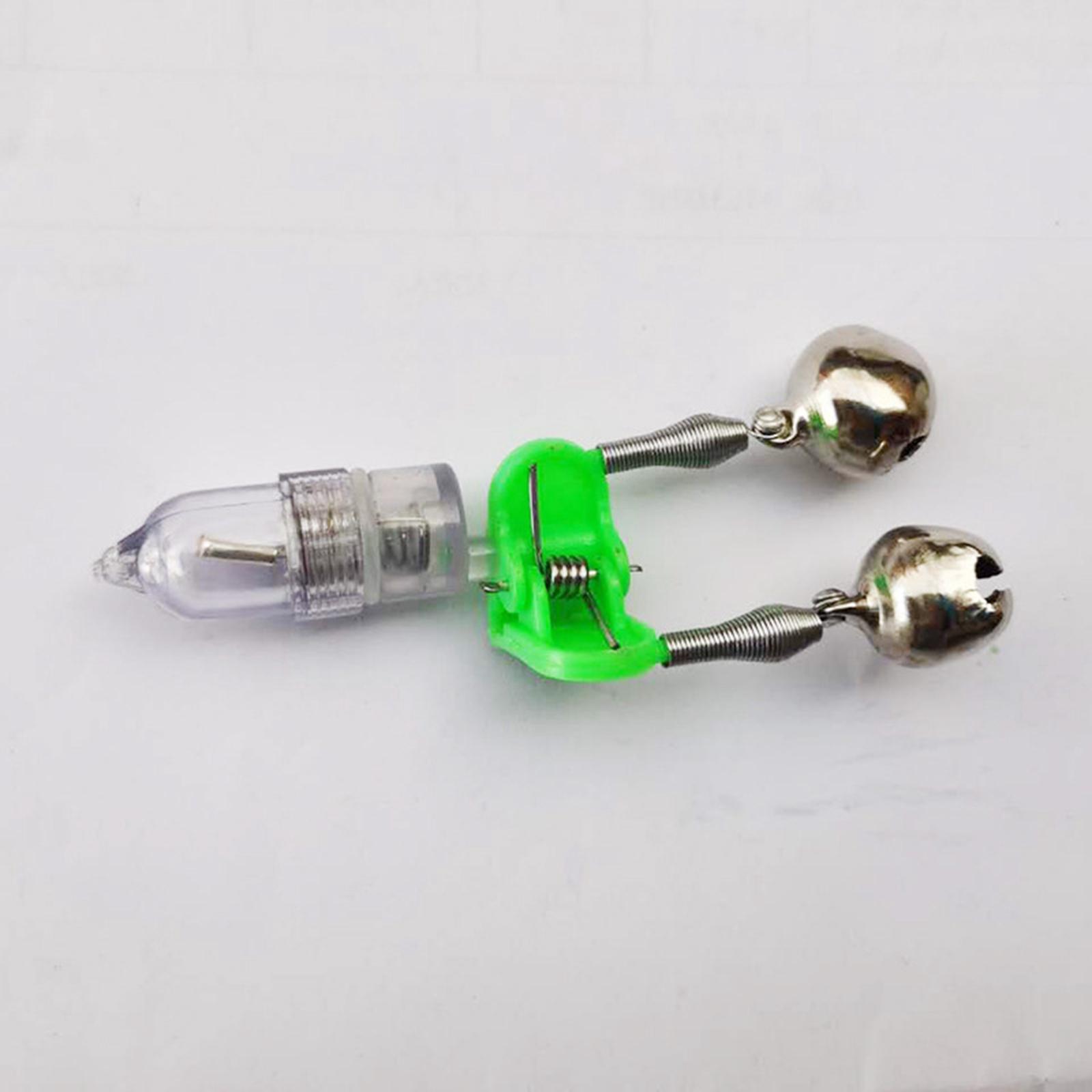 10Pcs Dual Bells  Bite Lure Alarm for Night Fishing Outdoor Surf Fishing