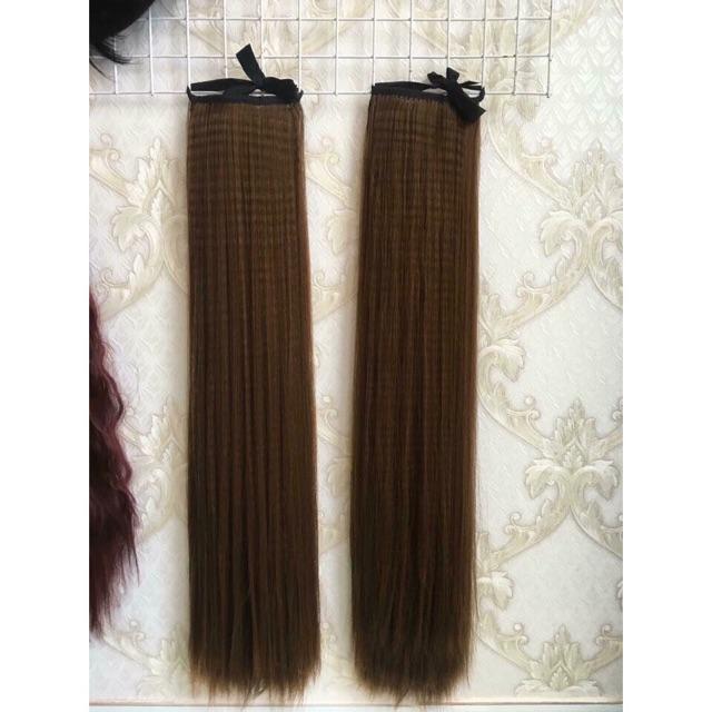 Tóc cột thẳng bám phồng️