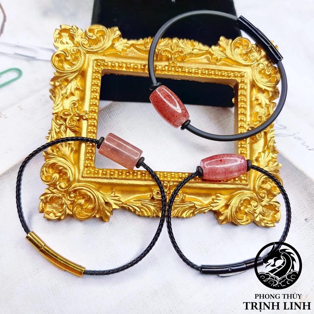 VÒNG TAY LU THỐNG TRÒN TA DÂU TÂY HỒNG