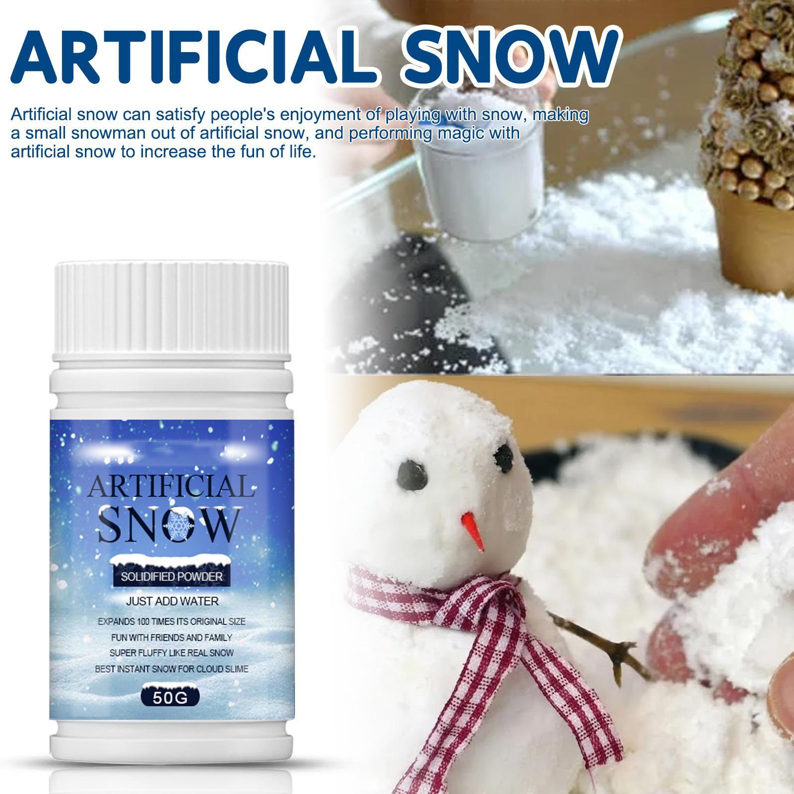 50G Artificial Snow Christmas Decoration Winter Snow Scene for Indoor