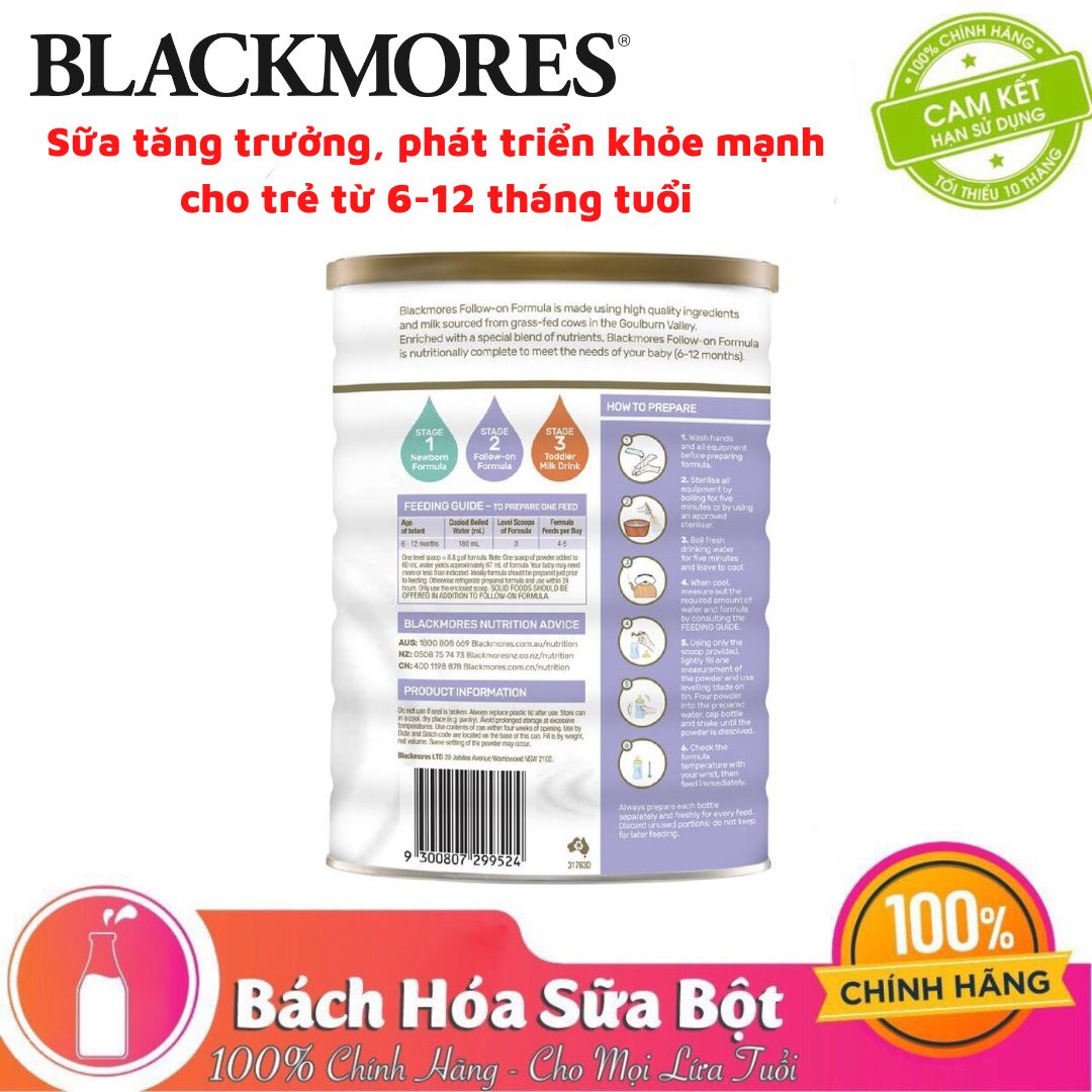 Sữa Bột BlackMores số 2 - Lon 900g