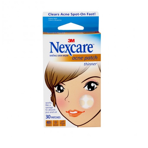 Miếng dán hỗ trợ mụn 3M Nexcare 30 miếng/hộp