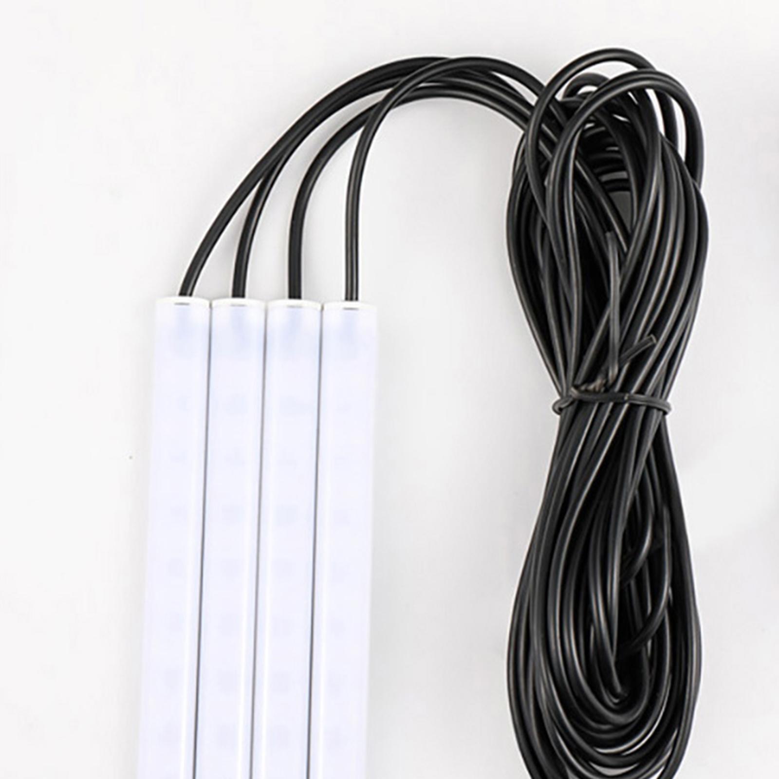 Car Interior Lights, LED Car Strip Lights, LEDs App Control Car Light Kit, DIY Mode and Music Sensor APP Control Car Lighting