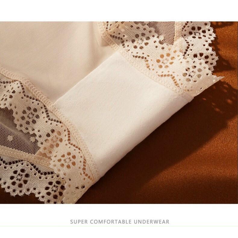 COMBO 5 QUẦN LÓT NỮ THUN PHỐI REN CÁ TÍNH 1719