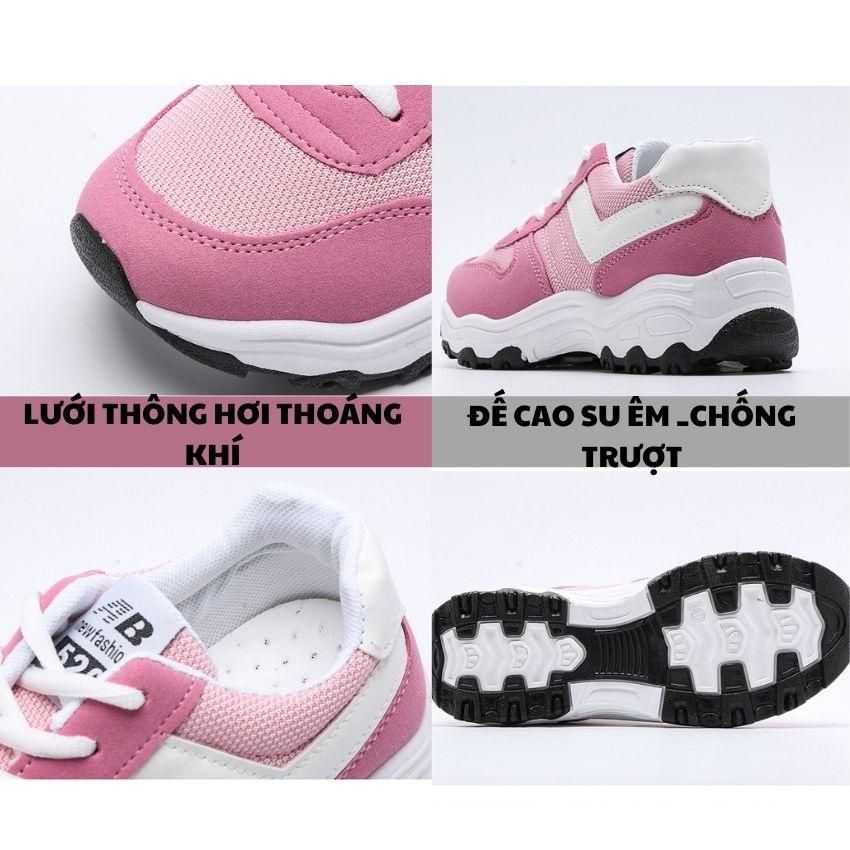 Giày Thể Thao Nữ Thoáng Khí Êm Chân Phong Cách Hàn Quốc Đế Cao Su Nguyên Khối 4CM Tôn Dáng GTTN03 SUNO STORE