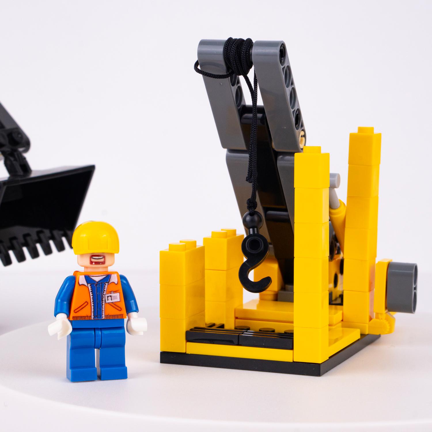Đồ Chơi Lắp Ráp Máy Xúc Đào Thủy Lực 2 Trong 1 - Hydraulic Excavator - Toys&amp;Joys 8632 (268 Mảnh Ghép)