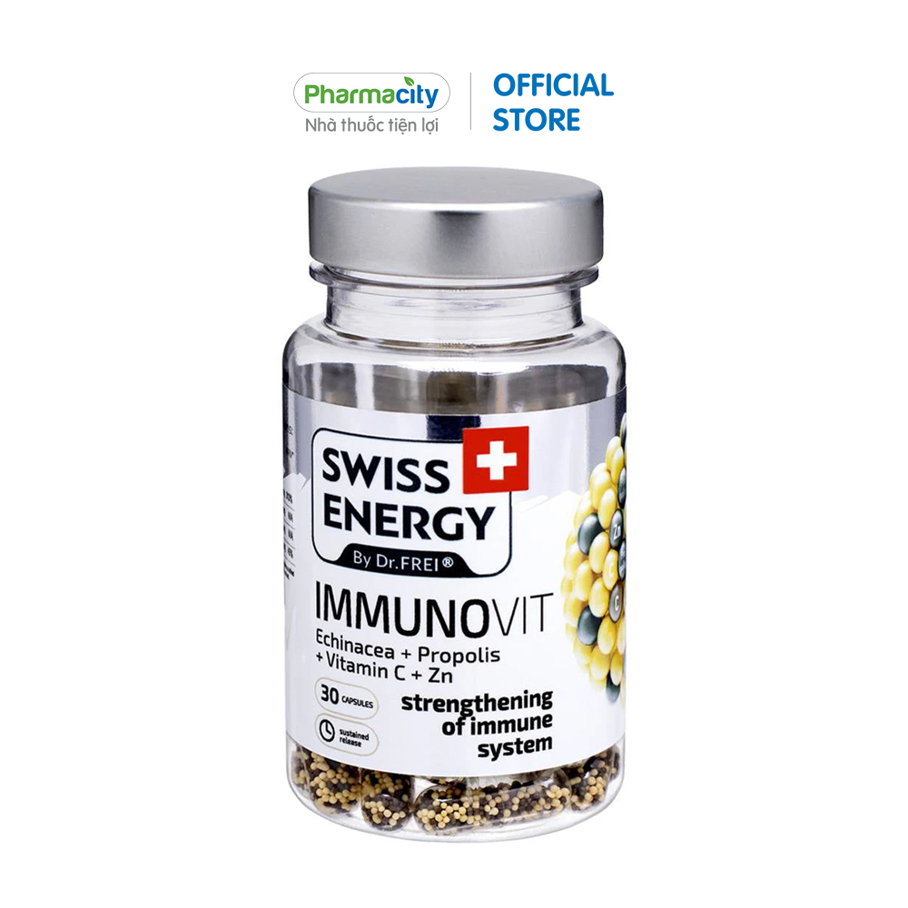 Thực phẩm bảo vệ sức khỏe hỗ trợ tăng cường miễn dịch Swiss Energy Immunovit
