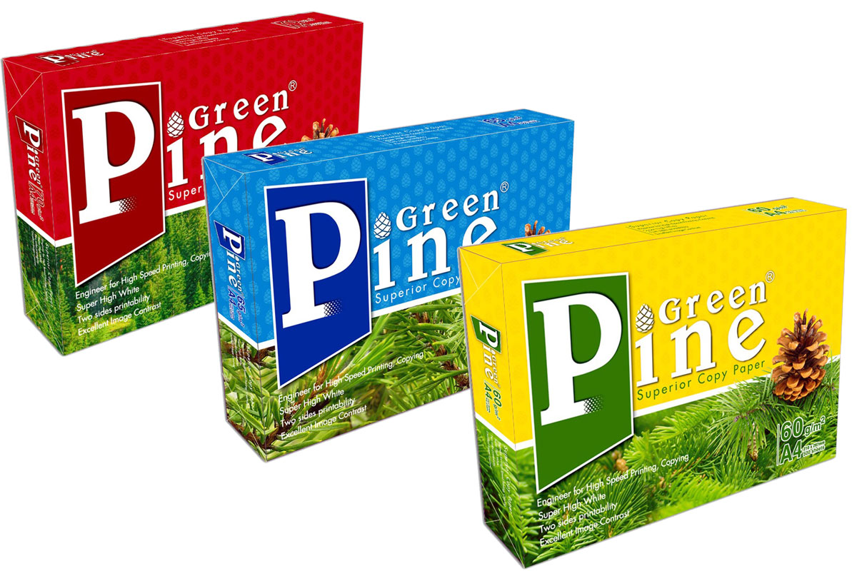 Giấy in, giấy photo Green pine A5 ĐL - 65gsm - 70gsm ( 500 tờ/1 ram )