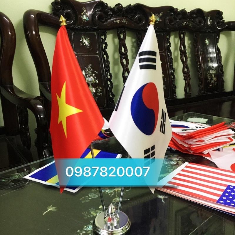 Cờ để bàn Việt nam Hàn Quốc