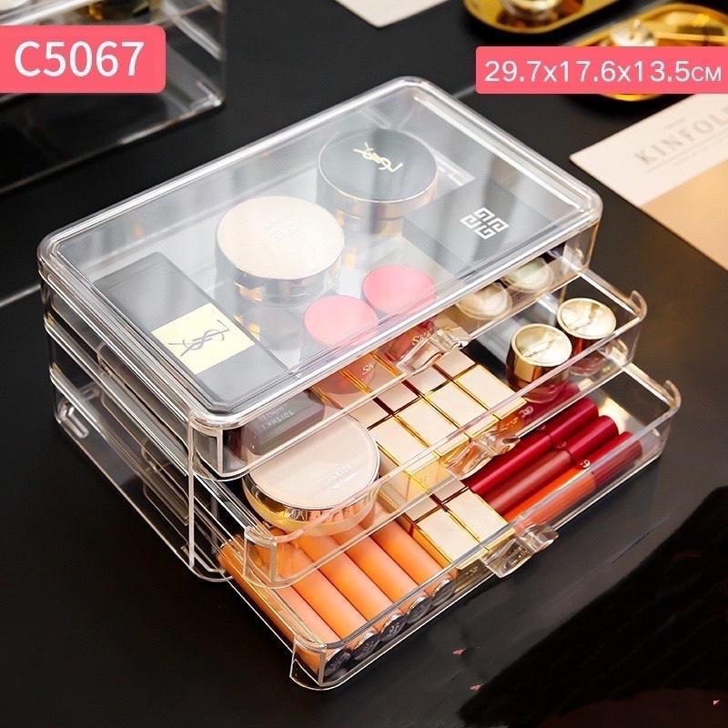 Khay đựng mỹ phẩm có ngăn Size lớn