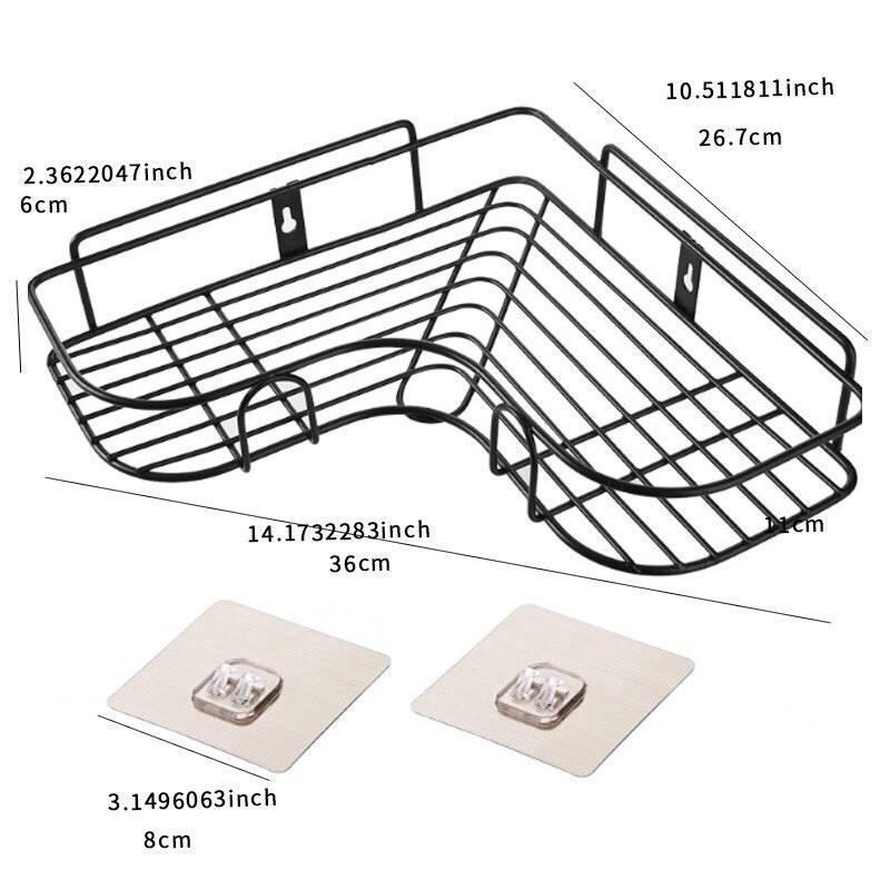 KỆ GÓC BẰNG SẮT DÁN TƯỜNG SIÊU CHẮC