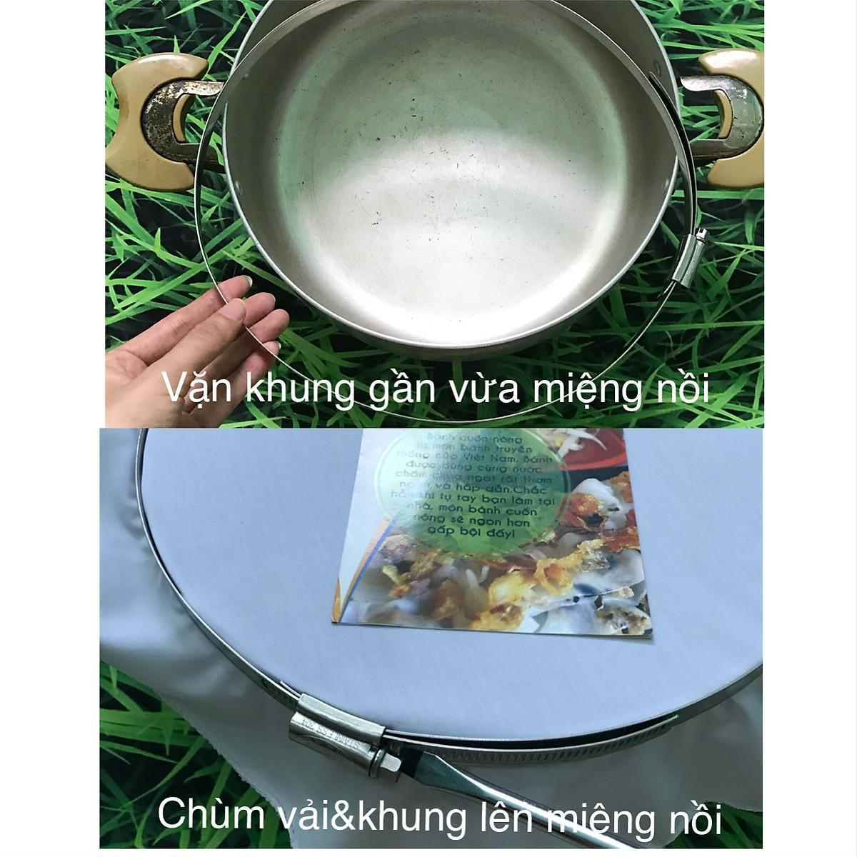 Bộ Khung Vải Làm Bánh Cuốn - Vận Chuyển Miễn Phí Toàn Quốc