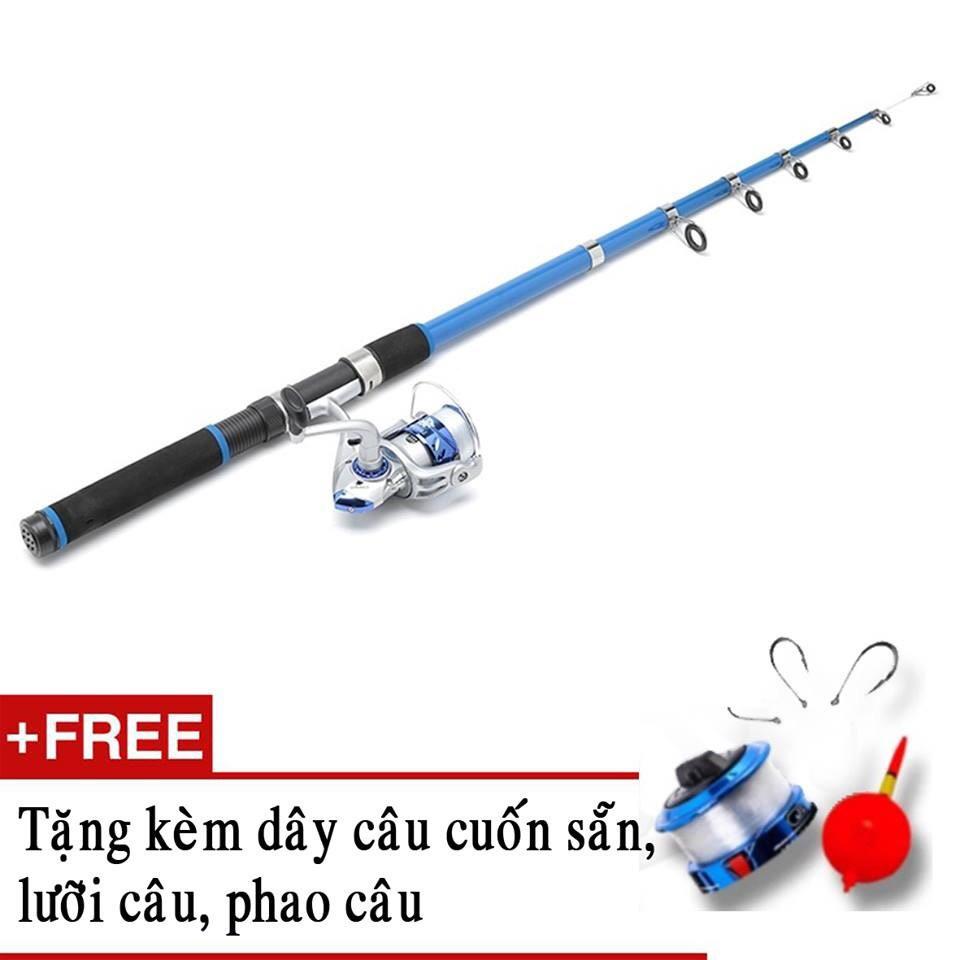 Cần Câu Máy 2m7 Tặng Kèm Lưỡi Câu, Phao Câu Và Chì CC27