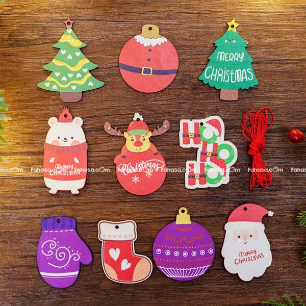 Dây Hình Gỗ Trang Trí Giáng Sinh - Bách Mộc - Set 4