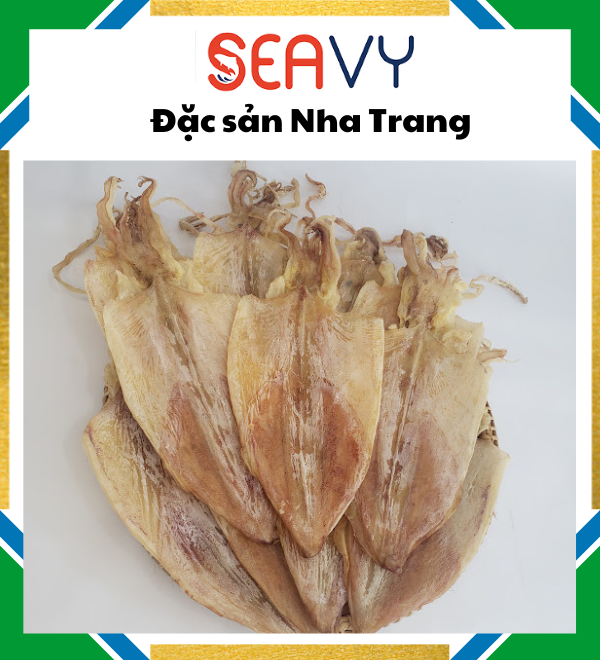 ️ Đặc Sản Nha Trang - Mực Khô Câu Nha Trang, Size 22-26 Con/kg, Mực Mềm Ngọt Seavy ️Gói 500g