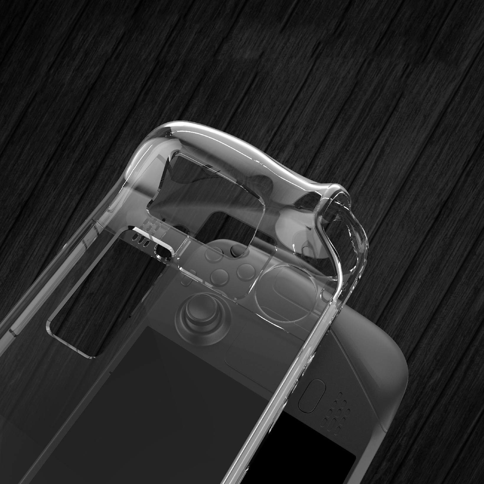 Bao Case Trong Suốt PC Crystal bảo vệ cho Máy chơi game Valve Steam Deck