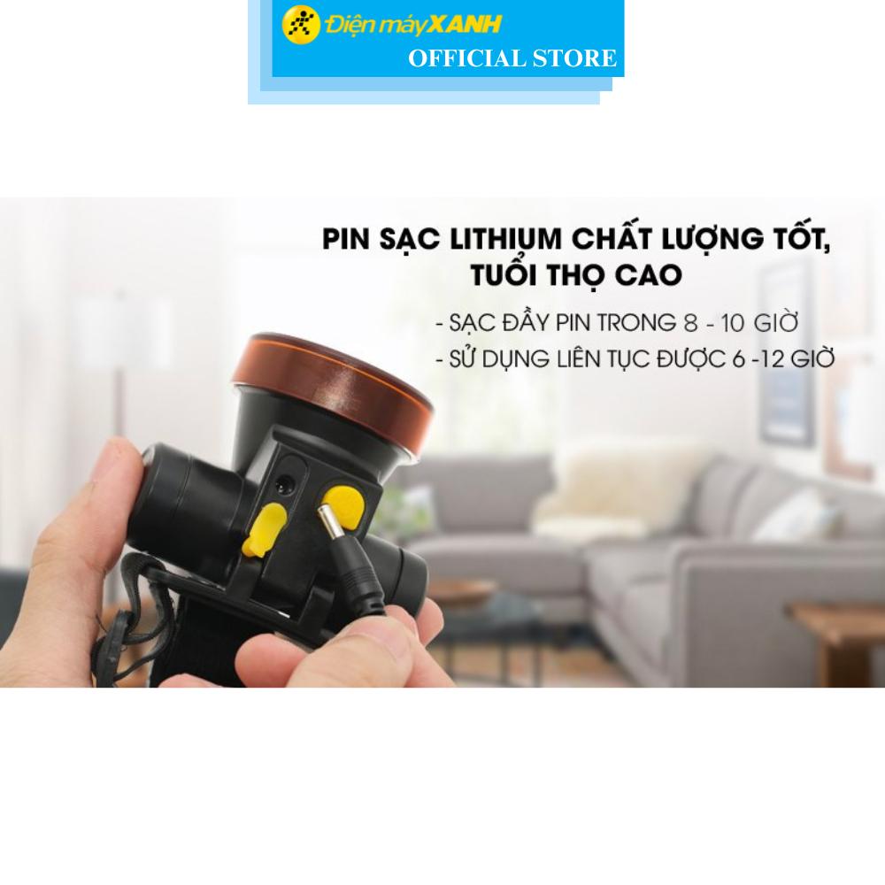 Đèn pin sạc đội đầu Comet CRT1614 - Hàng Chính Hãng