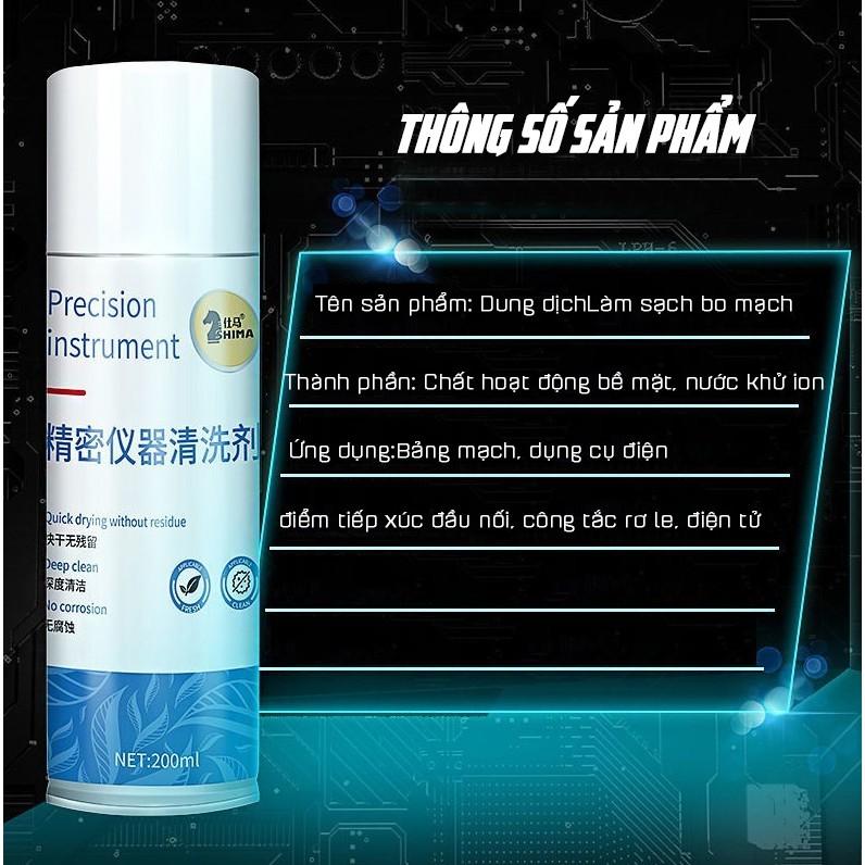 Dung Dịch Xịt Vệ Sinh Bo Mạch Điện Tử 200ml