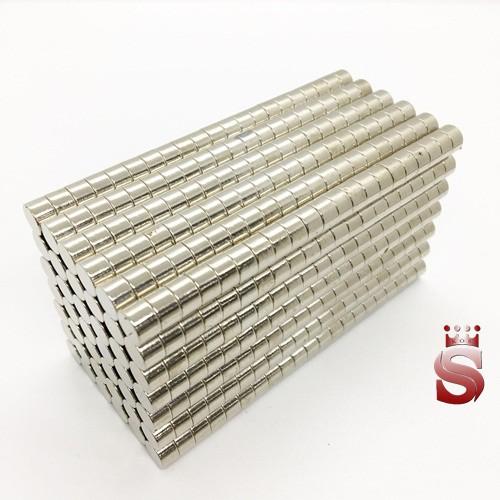 Nam châm viên tròn kích thước 8x5mm hàng loại 1