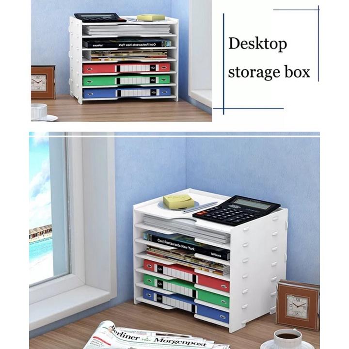 Kệ đựng tài liệu 7 tầng FILE ORGANIZER WHITE