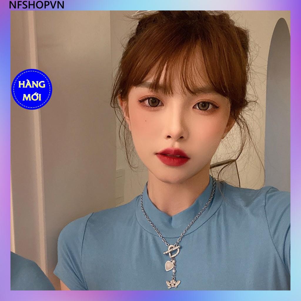 Dây chuyền thiên thần,móc khóa trái tim, DMA013