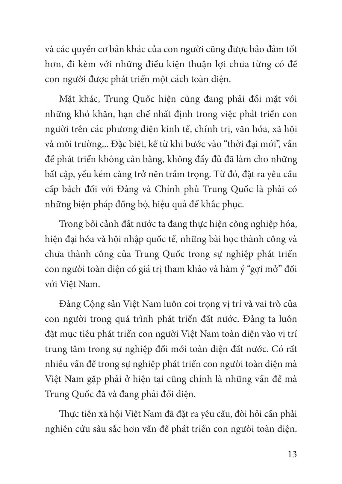 Một Số Vấn Đề Lý Luận Và Thực Tiễn Về Phát Triển Con Người Toàn Diện Trong Quá Trình Xây Dựng Chủ Nghĩa Xã Hội Đặc Sắc Trung Quốc