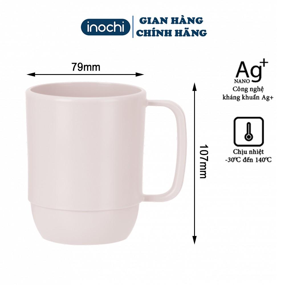 Cốc uống nước giữ nhiệt nhựa 350ml cao thấp cao cấp cho bé cute dễ thương inochi cao cấp