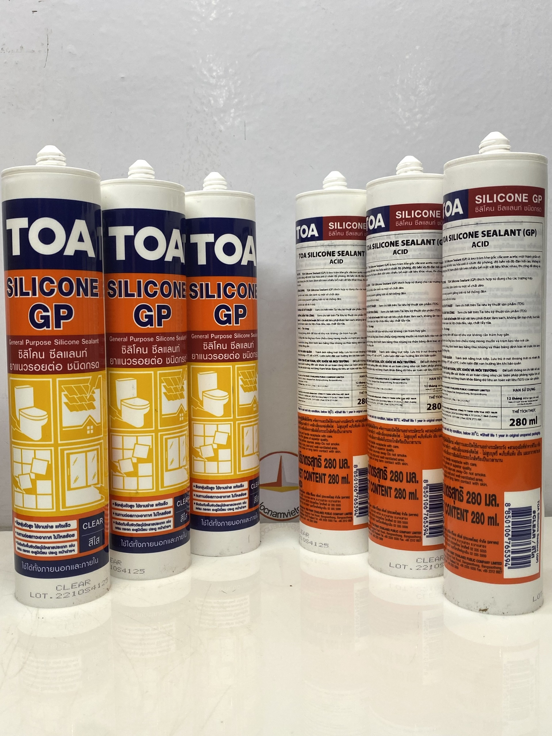 Silicone TOA Sealant GP Clear 280ML