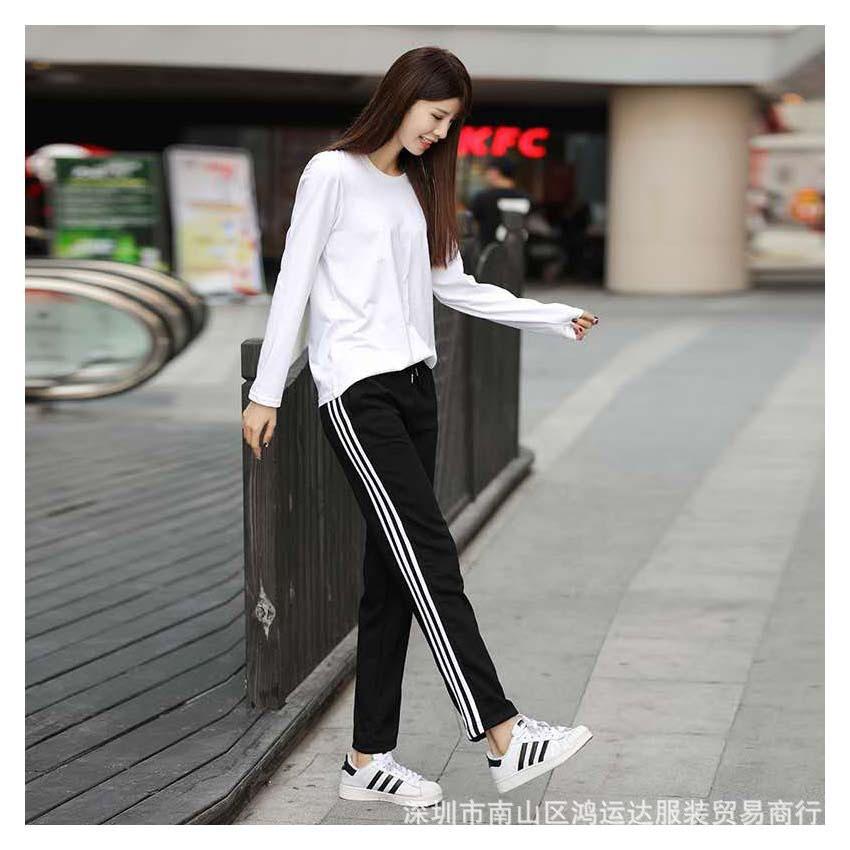 Quần dài nỉ 3 sọc nam nữ Unisex, quần nỉ thể thao nam nữ chất đẹp Kanimi - QD16