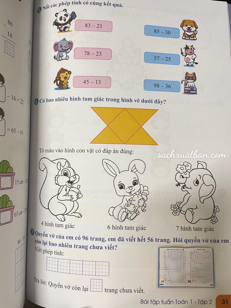 Sách Bài Tập Tuần Toán 1 Tập 2 - Kết Nối - Biên soạn theo chương trình GDPT mới