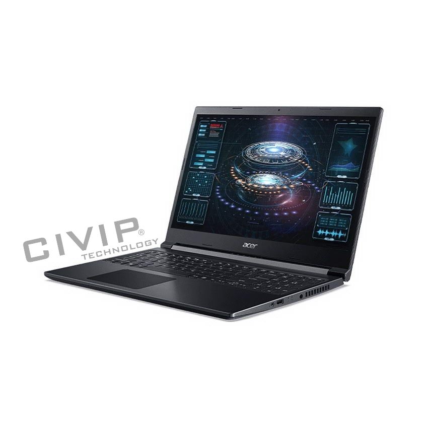 Laptop Acer Gaming Aspire 7 A715-42G-R05G (NH.QAYSV.007) (R5 5500U/8GB RAM/512GB SSD/15.6 inch FHD 144Hz/GTX1650 4G/Win11/Đen) - Hàng chính hãng