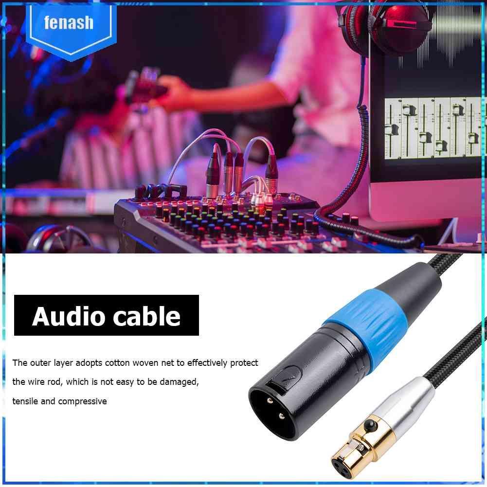 Cáp ChuyểN ĐổI Âm Thanh 3Pin MINI XLR Sang 3Pin XLR Cho MáY ẢNh Canon