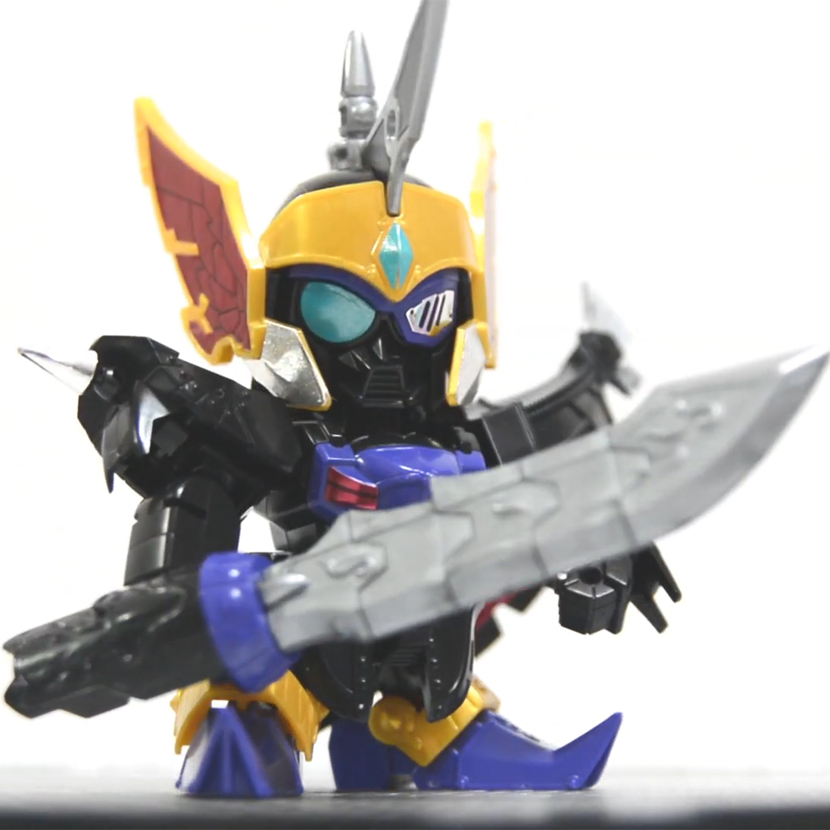 Đồ chơi lắp ráp Gundam Tam Quốc A020 Hạ Hầu Đôn - Gundam Ngụy (Đen)