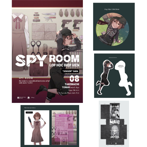 Sách - Spy room – Lớp học điệp viên 8: Sougen Sara