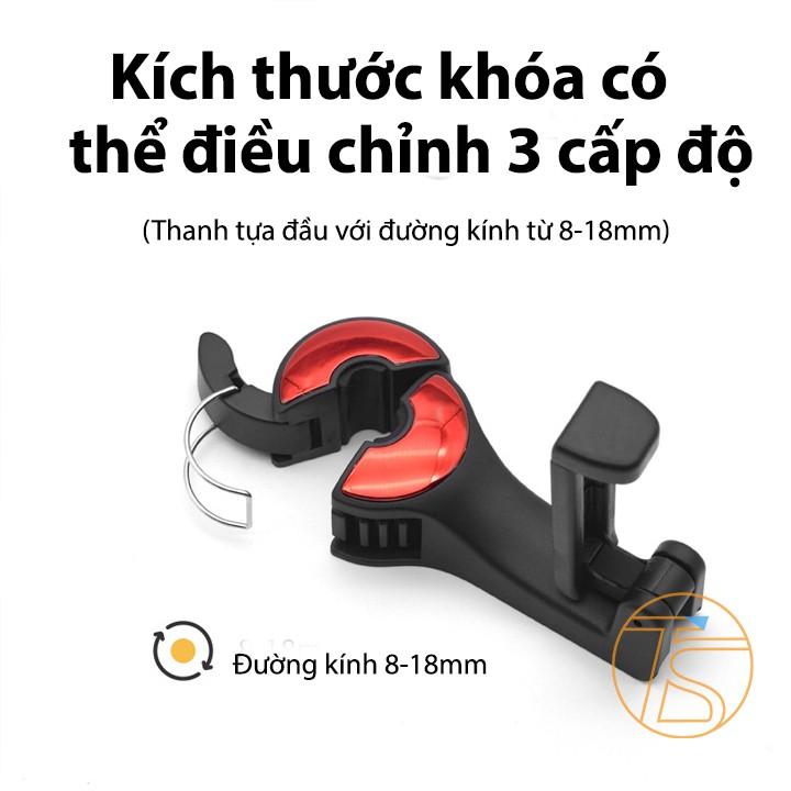 Móc Treo Đồ Sau Ghế Xe Hơi Ô Tô Kẹp Điện Thoại Tiện Lợi - 1 cái